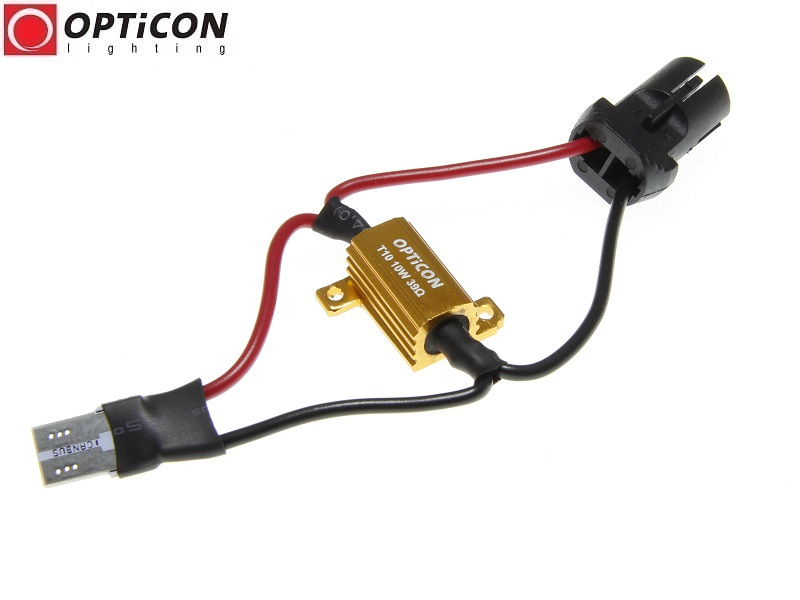 Filtr Canbus W5W T10 12V - Rezystor 10W 39 ohm z konektoremi 