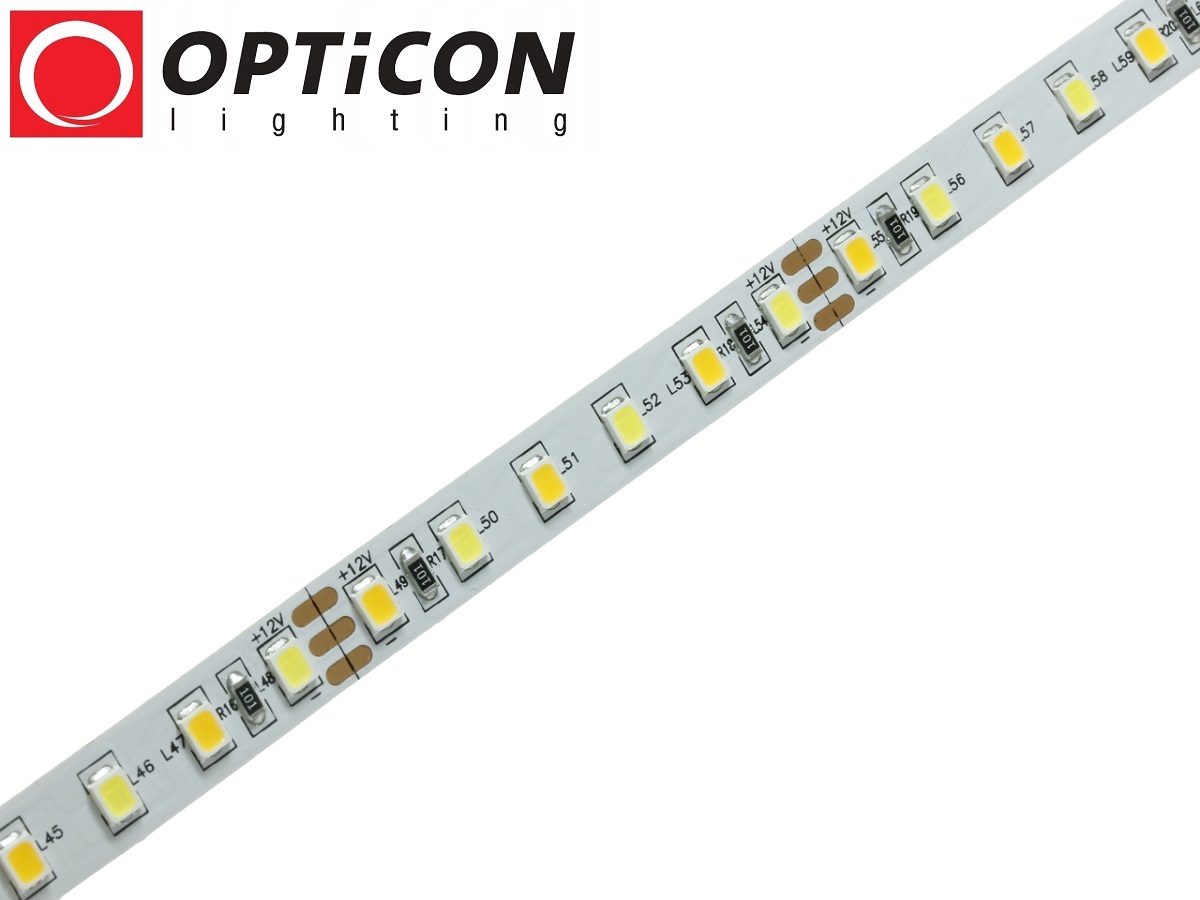 Taśma LED 12V 600 SMD 2835 8mm IP20 18W/m Multiwhite CCT OPTICON PREMIUM