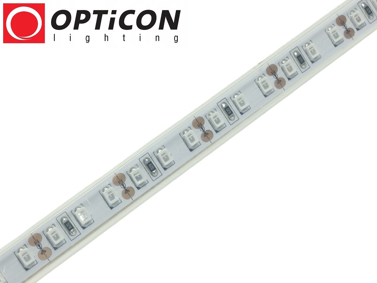 Taśma LED 12V 600 SMD 2835 10mm IP68 18W/m Niebieski OPTICON Taśma LED 12V 600 SMD 2835 10mm IP68 18W/m Niebieski OPTICON