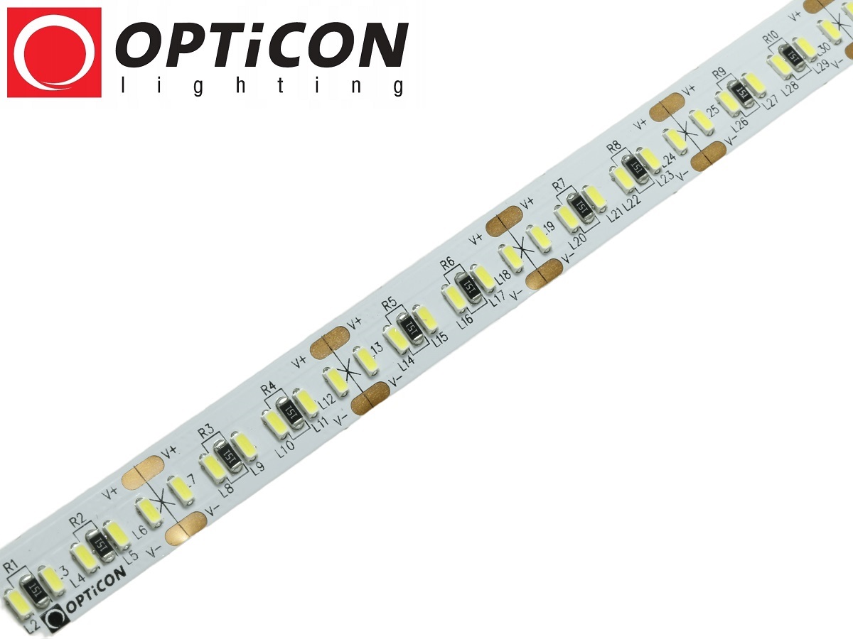 Taśma LED 24V 1200x SMD 3014 10mm IP20 28W Biały Zimny 6000K OPTICON PREMIUM Taśma LED 24V 1200x SMD 3014 10mm IP20 28W Biały Zimny 6000K OPTICON PREMIUM