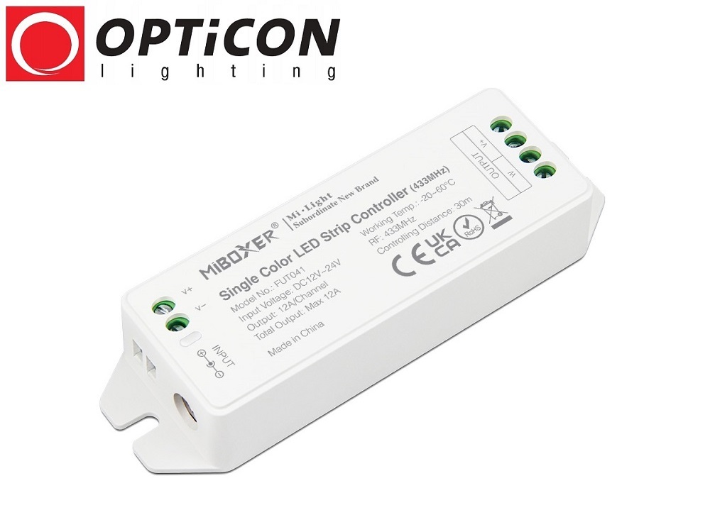 Sterownik Mi-Light MONO 12A 12V / 24V DC 433Mhz + Pilot Dotykowy