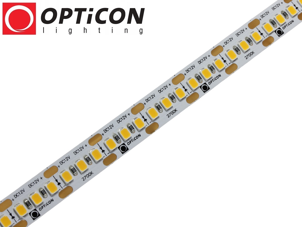 Taśma LED 12V 900 SMD 2835 10mm IP20 14,4W/m Biały Ciepły 2700K OPTICON PREMIUM Taśma LED 12V 900 SMD 2835 10mm IP20 14,4W/m Biały Ciepły 2700K OPTICON PREMIUM
