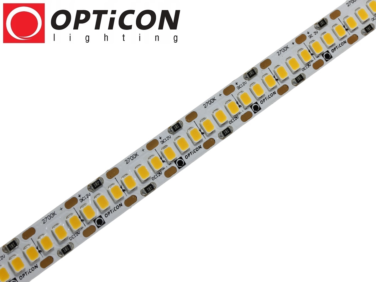 Taśma LED 12V 900 SMD 2835 10mm IP20 14,4W/m Biały Ciepły 2700K OPTICON PREMIUM Taśma LED 12V 900 SMD 2835 10mm IP20 14,4W/m Biały Ciepły 2700K OPTICON PREMIUM