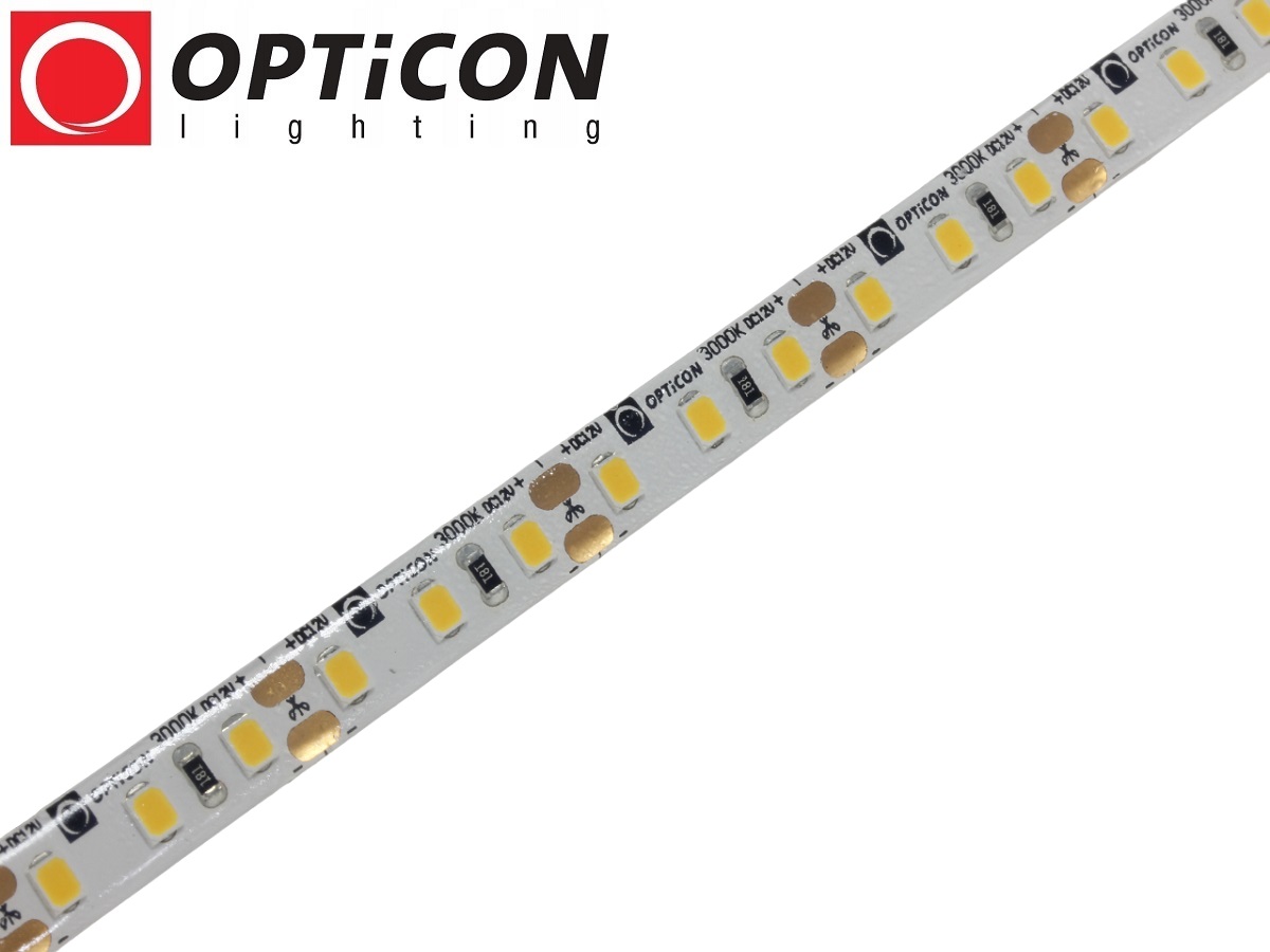Taśma LED 12V 600 SMD 2835 8mm IP20 9,6W/m Biały Ciepły 2700K OPTICON PREMIUM