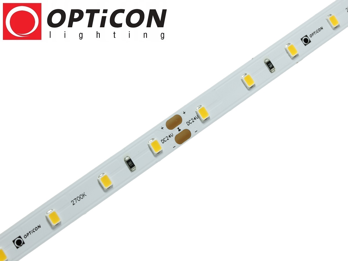 Taśma LED 24V 300 SMD 2835 8mm IP20 4,8W /m Biały Ciepły 2700K OPTICON PREMIUM Taśma LED 24V 300 SMD 2835 8mm IP20 4,8W /m Biały Ciepły 2700K OPTICON PREMIUM