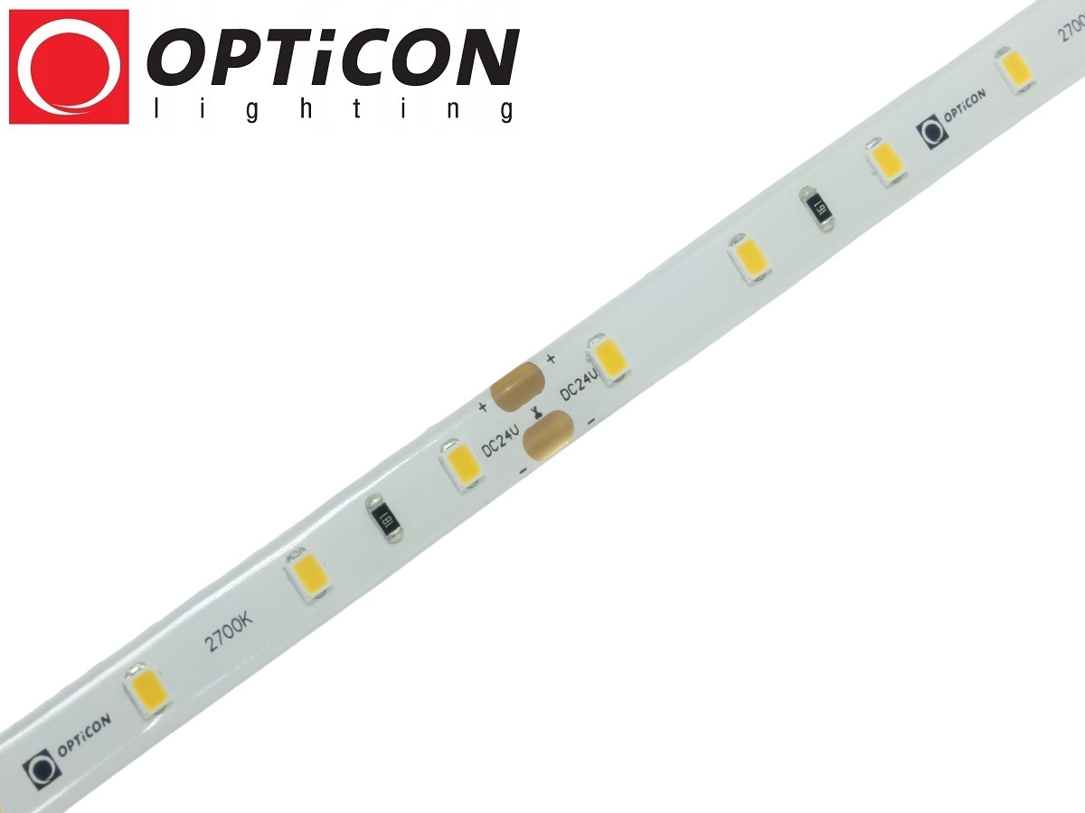 Taśma LED 24V 300 SMD 2835 8mm IP65 4,8W /m Biały Ciepły 2700K OPTICON PREMIUM 