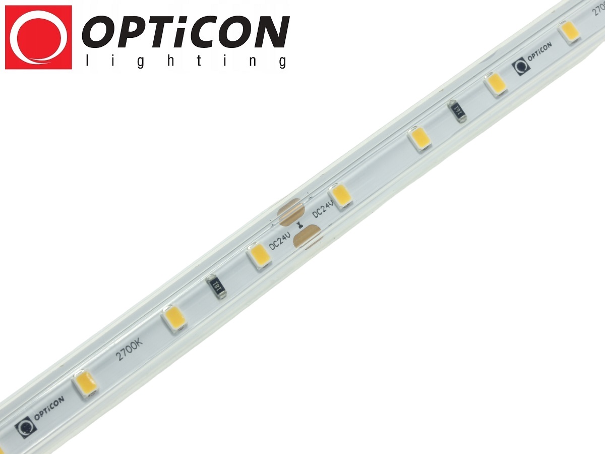 Taśma LED 24V 300 SMD 2835 10mm IP68 4,8W/m Biały Ciepły 2700K OPTICON PREMIUM Taśma LED 24V 300 SMD 2835 10mm IP68 4,8W/m Biały Ciepły 2700K OPTICON PREMIUM