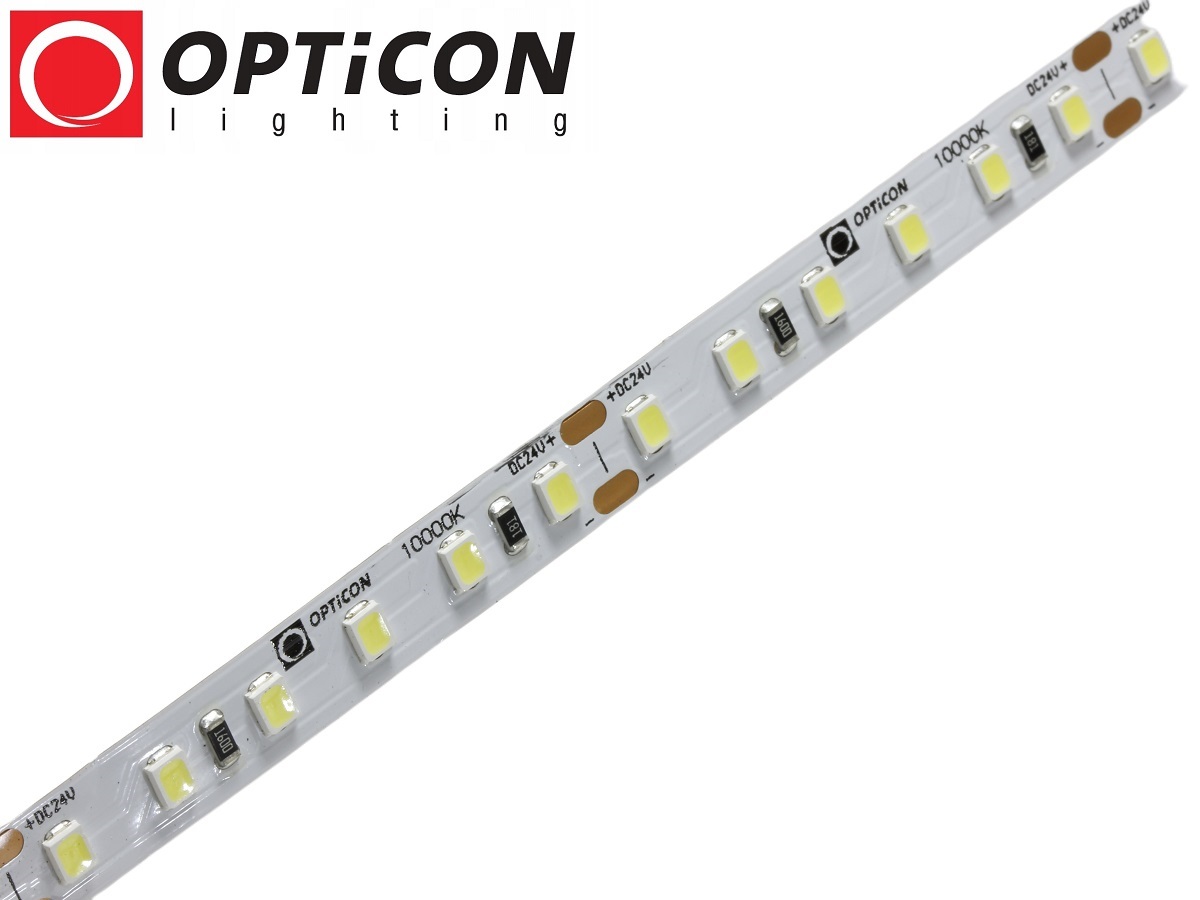 Taśma LED 24V 600 SMD 2835 8mm IP20 9,6W /m Biały Zimny 10000K OPTICON PREMIUM Taśma LED 24V 600 SMD 2835 8mm IP20 9,6W /m Biały Zimny 10000K OPTICON PREMIUM