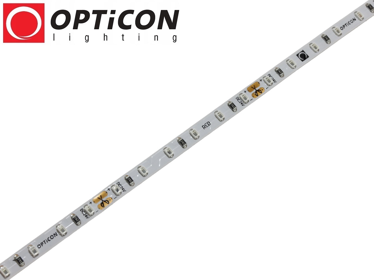 Taśma LED 24V 600 SMD 2216 4mm IP20 7,2W /m Czerwony OPTICON PREMIUM
