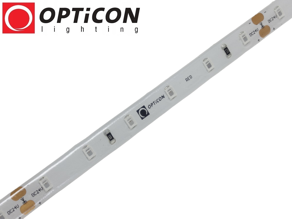 Taśma LED 24V 300 SMD 2835 10mm IP68 4,8W /m Czerwony OPTICON PREMIUM