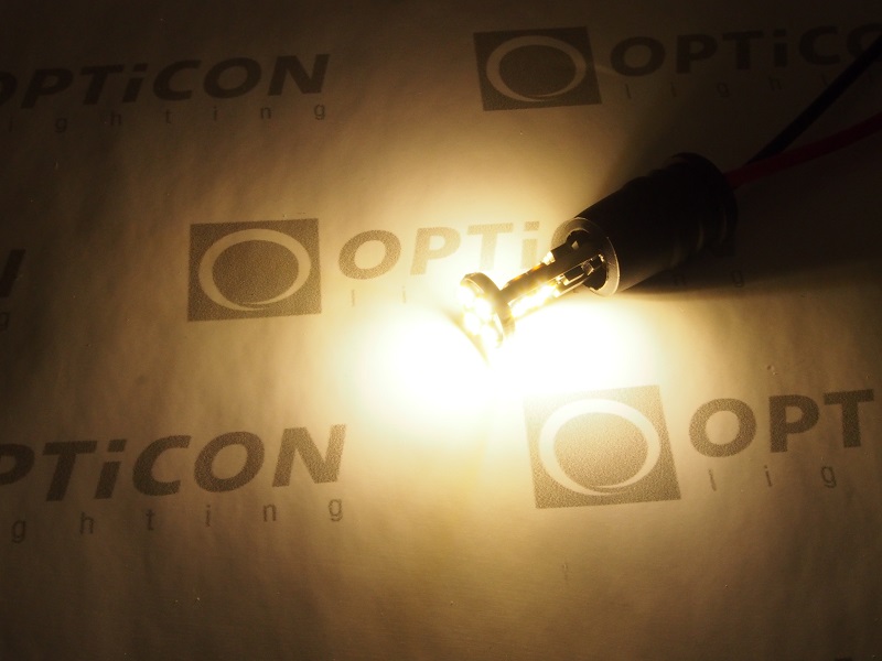 Żarówka Led W5W T10 12V DC 12x SMD 3030 Biały Ciepły 3000K OPTICON PREMIUM