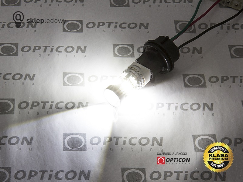 światła do jazdy dziennej led DRL W21/5W T20