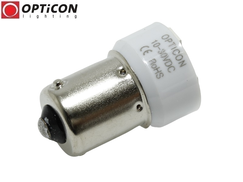 Żarówka Led R5W Ba15s 5x SMD5050 12V 24V DC Biały Zimny OPTICON PREMIUM