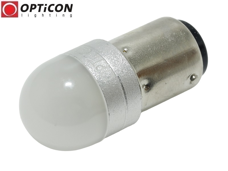 Żarówka Led P21/5W Bay15d 3D SMD3020 12V 24V Biały Zimny 6000K OPTICON PREMIUM PREMIUM