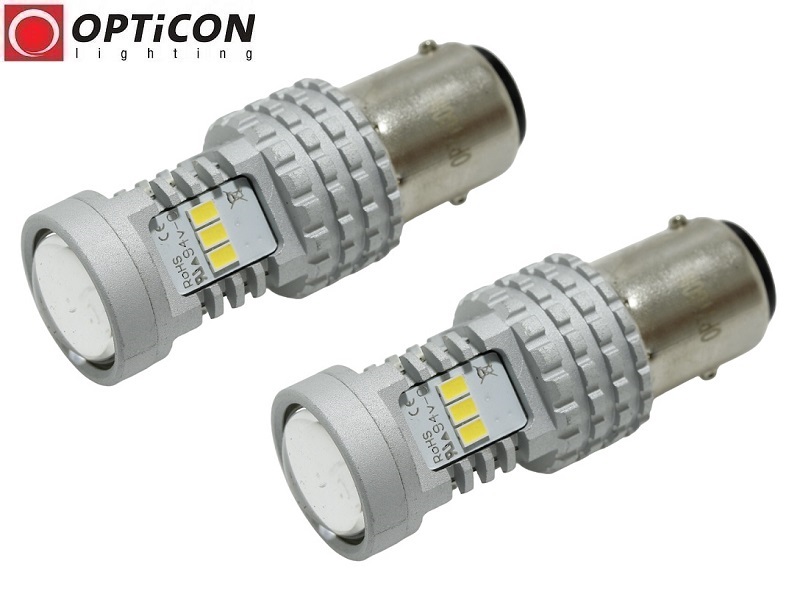 Światła do jazdy dziennej żarówki  P21W Ba15s led premium