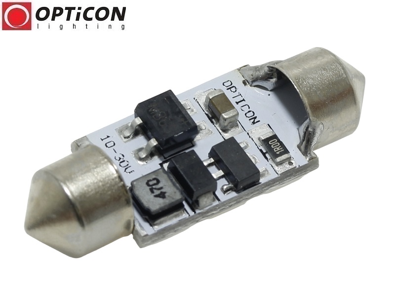 Żarówka Samochodowa Led C5W 36mm 12V 24V DC 6x SMD 5050 Biały Neutralny 4500K OPTICON Żarówka Samochodowa Led C5W 36mm 12V 24V DC 6x SMD 5050 Biały Neutralny 4500K OPTICON