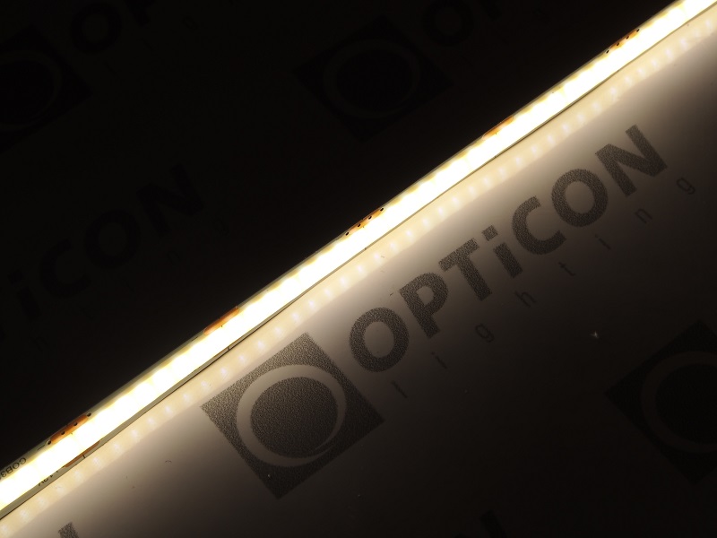 Taśma LED 12V COB 1600 SMD 8mm IP20 8W/m Biały Neutralny 4000K OPTICON PREMIUM