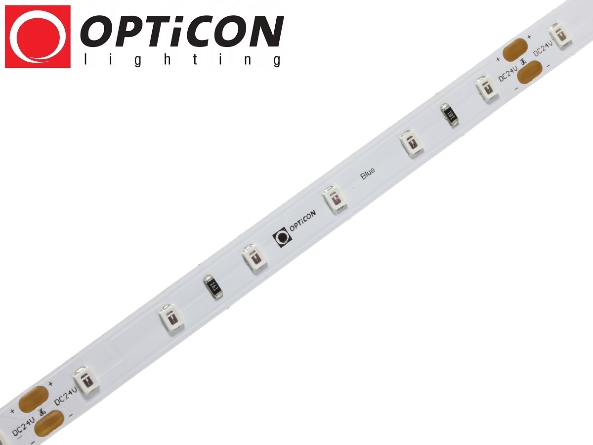 Taśma LED 24V 300 SMD 3528 8mm IP20 4,8W /m Niebieski OPTICON PREMIUM Taśma LED 24V 300 SMD 3528 8mm IP20 4,8W /m Niebieski OPTICON PREMIUM
