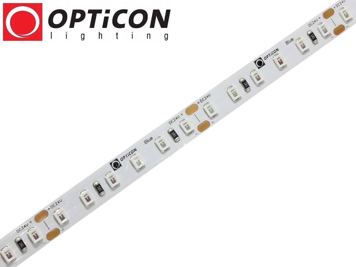 Taśma LED 24V 600 SMD 2835 8mm IP20 9,6W /m Niebieski OPTICON PREMIUM Taśma LED 24V 600 SMD 2835 8mm IP20 9,6W /m Niebieski OPTICON PREMIUM