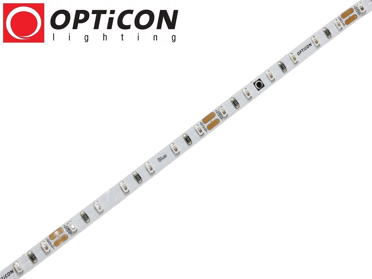 Taśma LED 24V 600 SMD 2216 4mm IP20 7,2W /m Niebieski OPTICON PREMIUM