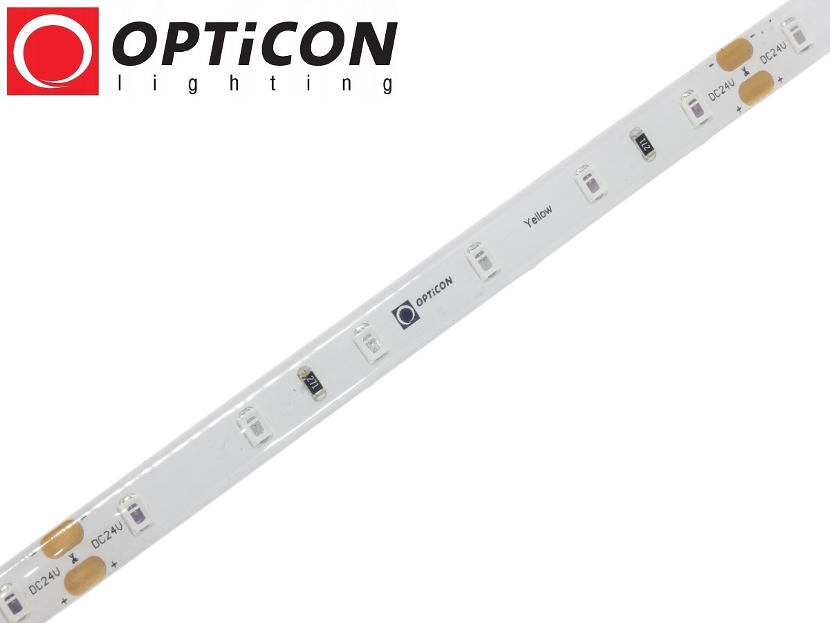Taśma LED 24V 300 SMD 2835 8mm IP65 4,8W /m Żółty OPTICON PREMIUM Taśma LED 24V 300 SMD 2835 8mm IP65 4,8W /m Żółty OPTICON PREMIUM