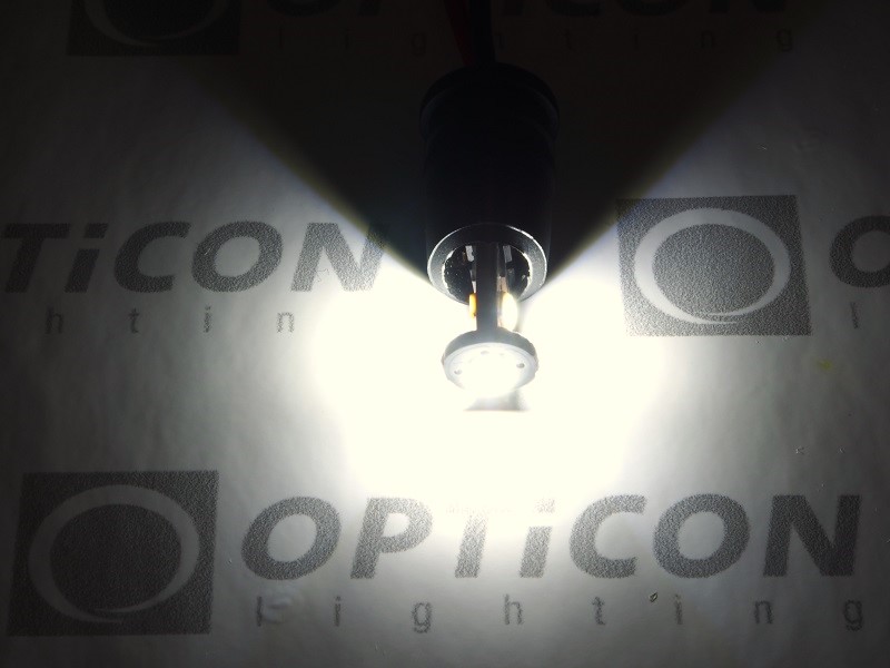 Żarówka Led W5W T10 12V DC 3x SMD 2835 Biały Zimny 6000K OPTICON PREMIUM