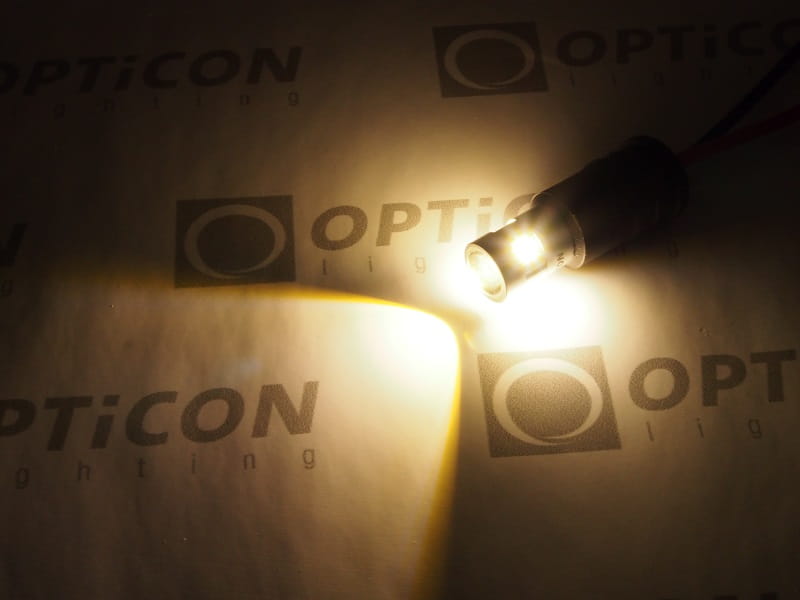 Żarówka Led T4W Ba9s 12V 5x SMD3030 Biały Ciepły 3000K OPTICON Premium