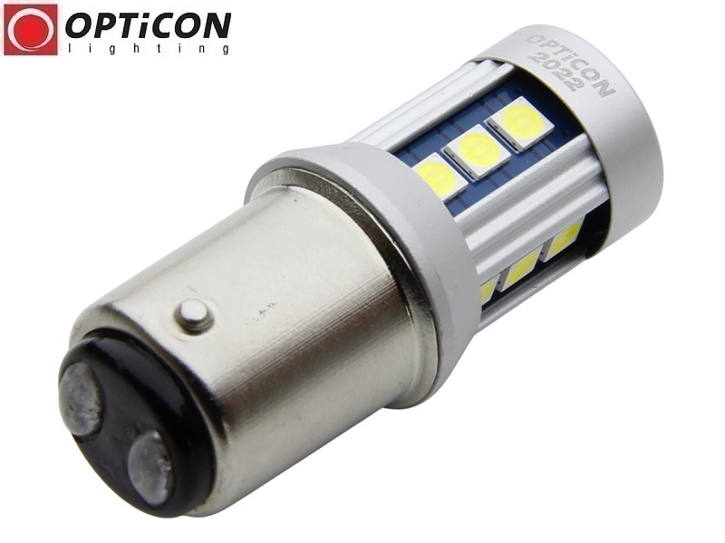 Żarówki P21/5W bay15d opticon premium led canbus