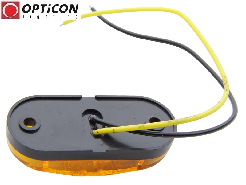 Lampka obrysowa LED 12/24V 2x SMD5630 IP65 0,5W Pomarańczowy OPTICON