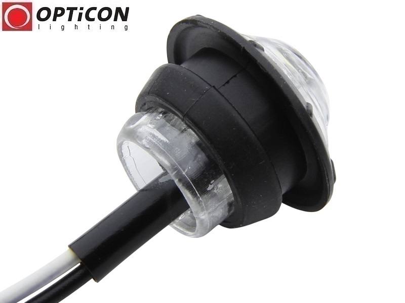 Lampka obrysowa LED 12/24V 2x SMD5630 IP65 0,5W Biały Zimny 6000K OPTICON