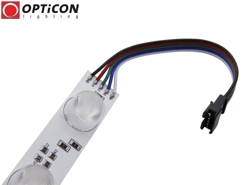 Moduł LED 24V 22W IP20 100cm 10x60st 18x SMD3030 Wielokolorowy RGBW Moduł LED 24V 22W IP20 100cm 10x60st 18x SMD3030 Wielokolorowy RGBW