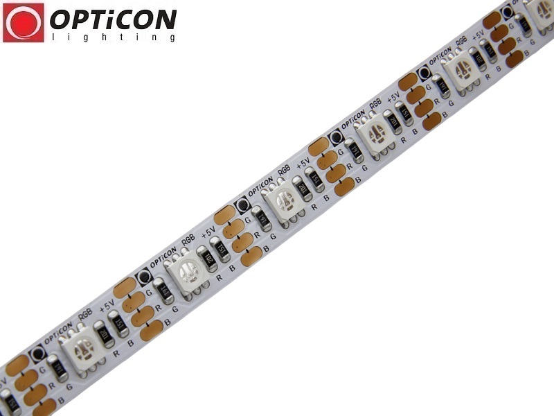 Taśma LED 5V DC 240x SMD 5050 10mm IP20 9,6W Wielokolorowa RGB OPTICON PREMIUMM