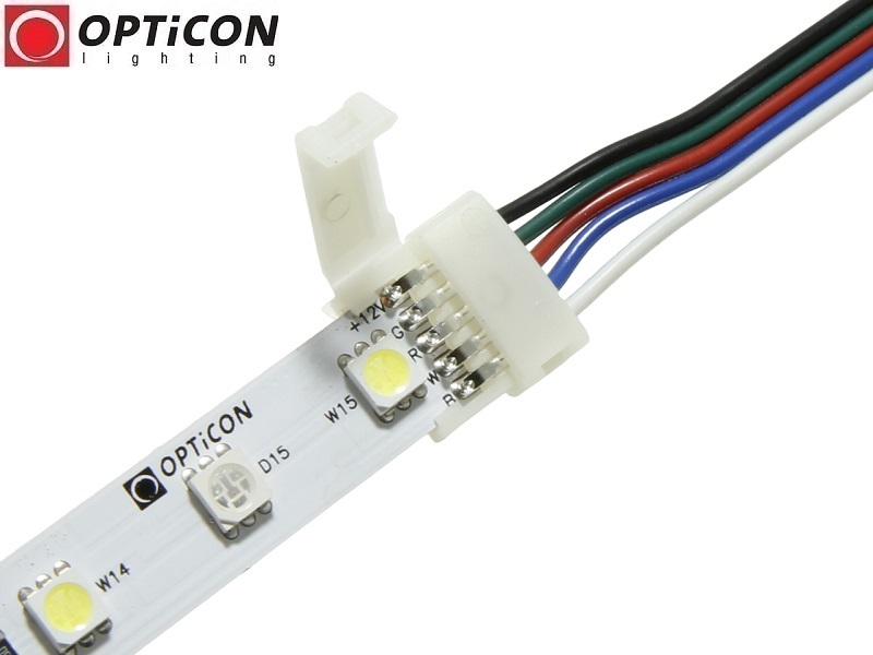 Konektor Szybkozłączka do łączenia dwóch Taśm Led RGB / RGBW 12mm