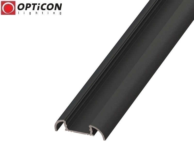 Profil LED S4 Czarny aluminium anodowane - 100 cm Profil LED S4 Czarny aluminium anodowane - 100 cm