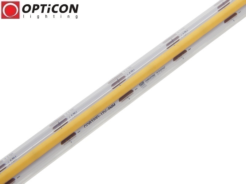 Taśma LED 12V COB 1600 SMD 10mm IP68 8W/m Biały Ciepły 2700K OPTICON PREMIUM