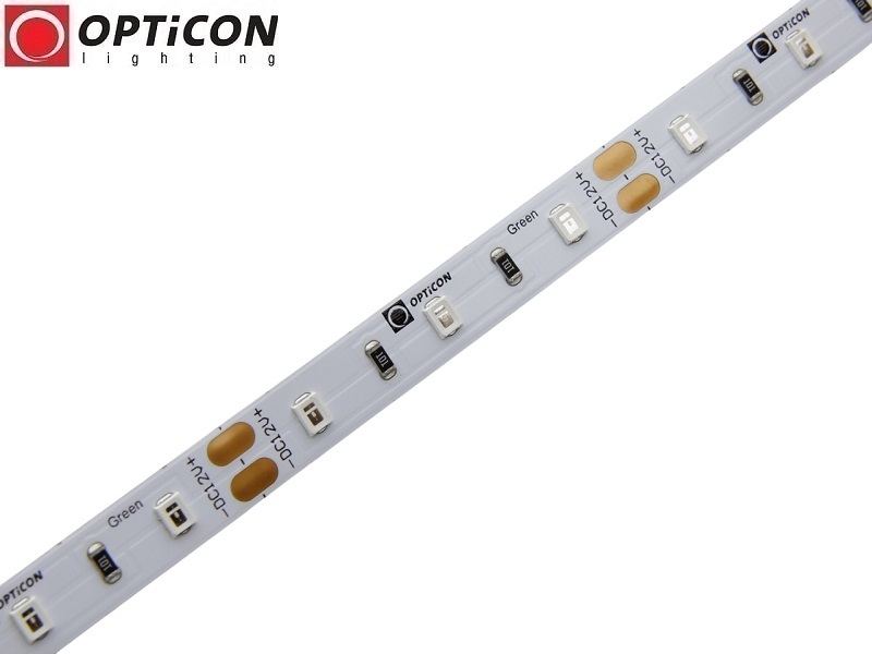Taśma LED 12V 300 SMD 2835 8mm IP20 4,8W/m Kolor Zielony OPTICON PREMIUM Taśma LED 12V 300 SMD 2835 8mm IP20 4,8W/m Kolor Zielony OPTICON PREMIUM