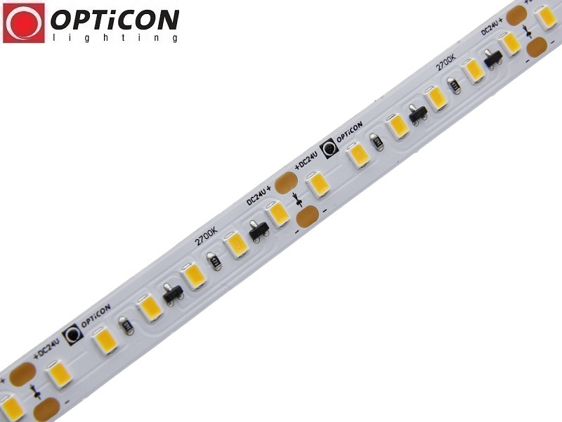 Taśma LED 24V DC Biały Ciepły 2700K 600 SMD 2835 10mm IP20 8,5W /m Ultra Long OPTICON PREMIUM Taśma LED 24V DC Biały Ciepły 2700K 600 SMD 2835 10mm IP20 8,5W /m Ultra Long OPTICON PREMIUM