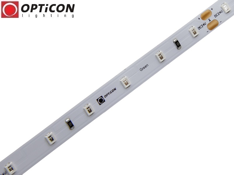 Taśma LED 24V 300 SMD 3528 8mm IP20 4,8W /m Kolor Zielony OPTICON PREMIUM