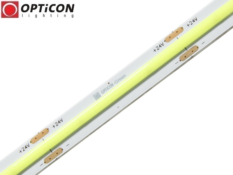 Taśma LED 24V COB 2400 SMD 10mm IP20 10W/m Zielony OPTICON PREMIUM Taśma LED 24V COB 2400 SMD 10mm IP20 10W/m Zielony OPTICON PREMIUM