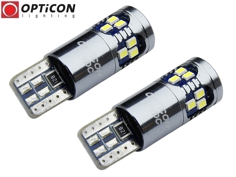 W5W LED Mercedes C W204 światła postojowe OPTICON Premium 6000K W5W LED Mercedes C W204 białe światła postojowe 6000K OPTICON Premium