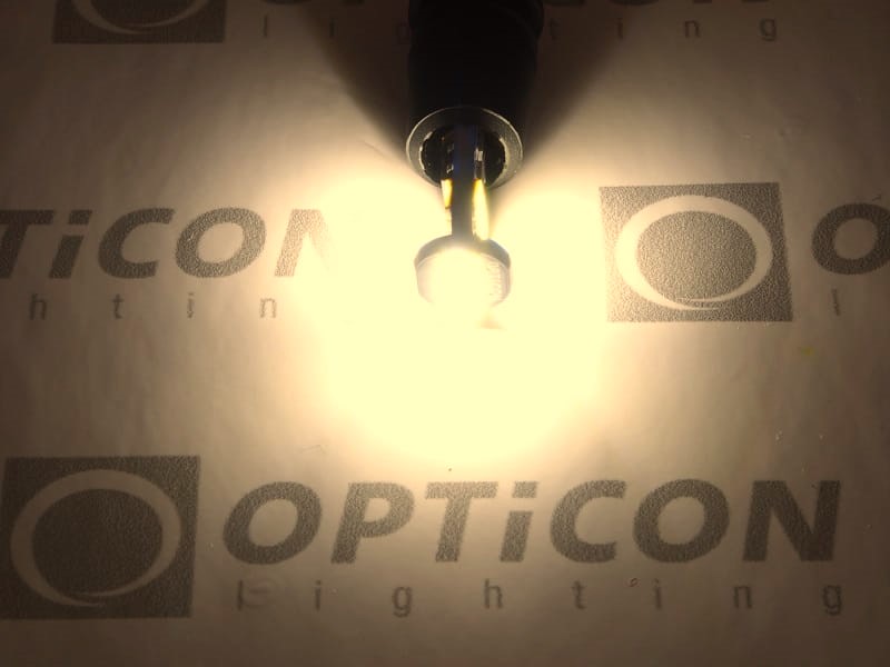 Żarówka LED W5W T10 CANBUS 12V 15x SMD3014 Biała Ciepła 3000K OPTICON