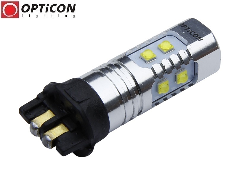 Żarówka Led PW24W 12V DC 10x CREE Biały Zimny 6000K OPTICON PREMIUM Żarówka Led PW24W 12V DC 10x CREE Biały Zimny 6000K OPTICON PREMIUM