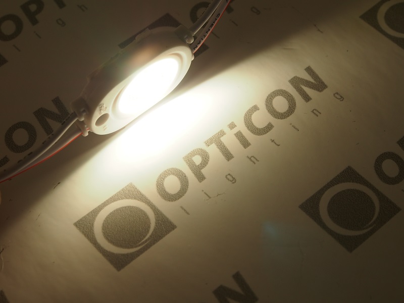 Moduł LED OPTICON 12V 1W IP67 180° 1x SMD2835 Biały Neutralny 4000K Moduł LED OPTICON 12V 1W IP67 180° 1x SMD2835 Biały Neutralny 4000K