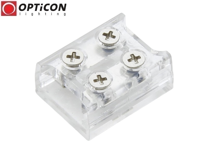 Konektor Taśm LED 8mm Skręcany Premium - Połączenie taśma-taśma