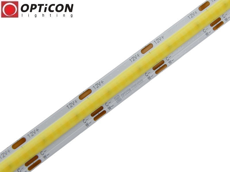 Taśma LED 24V COB 3040 SMD 10mm IP20 14W Multiwhite CCT 2700K 6500K OPTICON PREMIUM