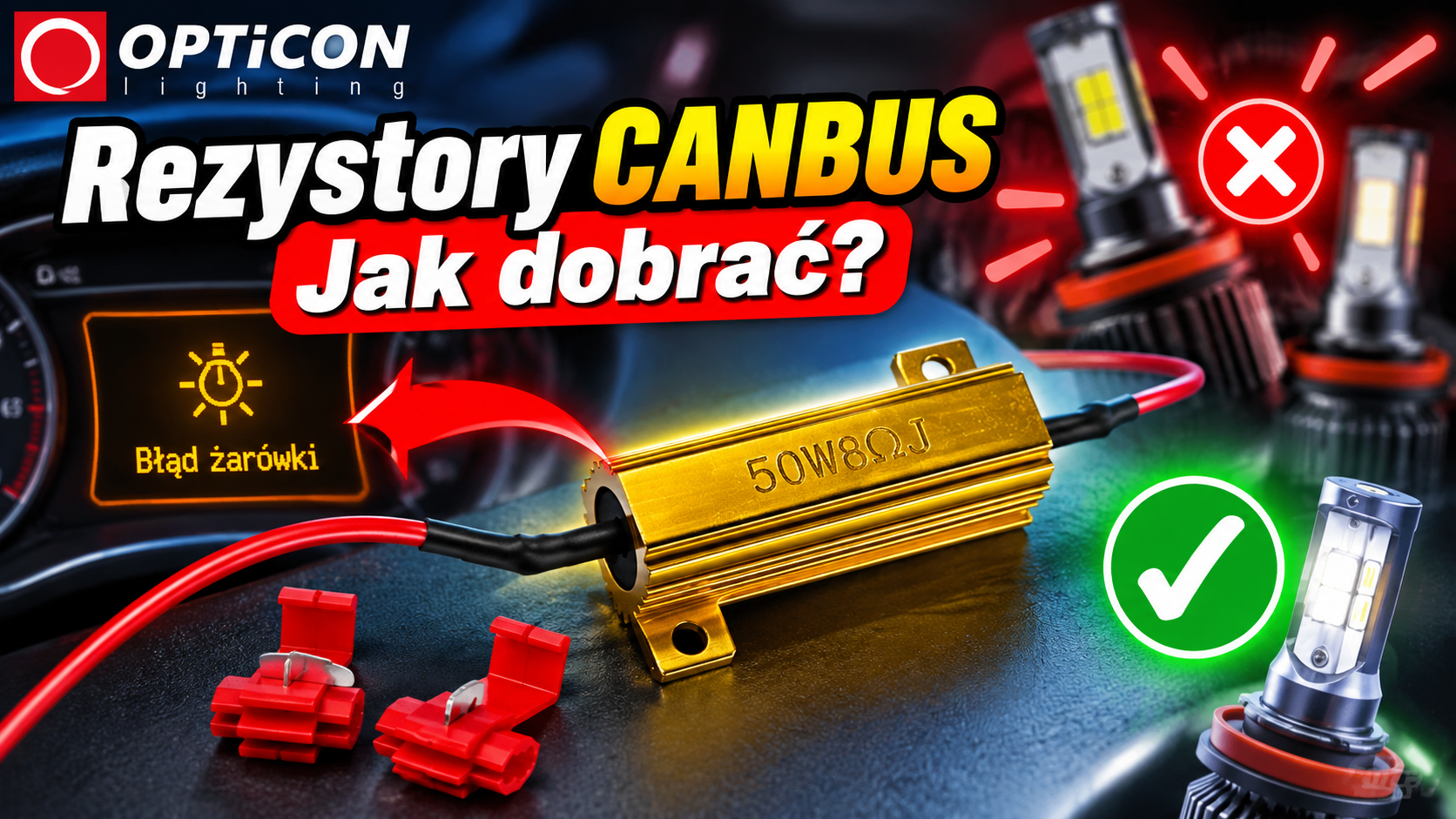 Rezystor CANBUS do żarówek LED – jak dobrać odpowiednią rezystancję i moc? Rezystor CANBUS do żarówek LED – jak dobrać odpowiednią rezystancję i moc?