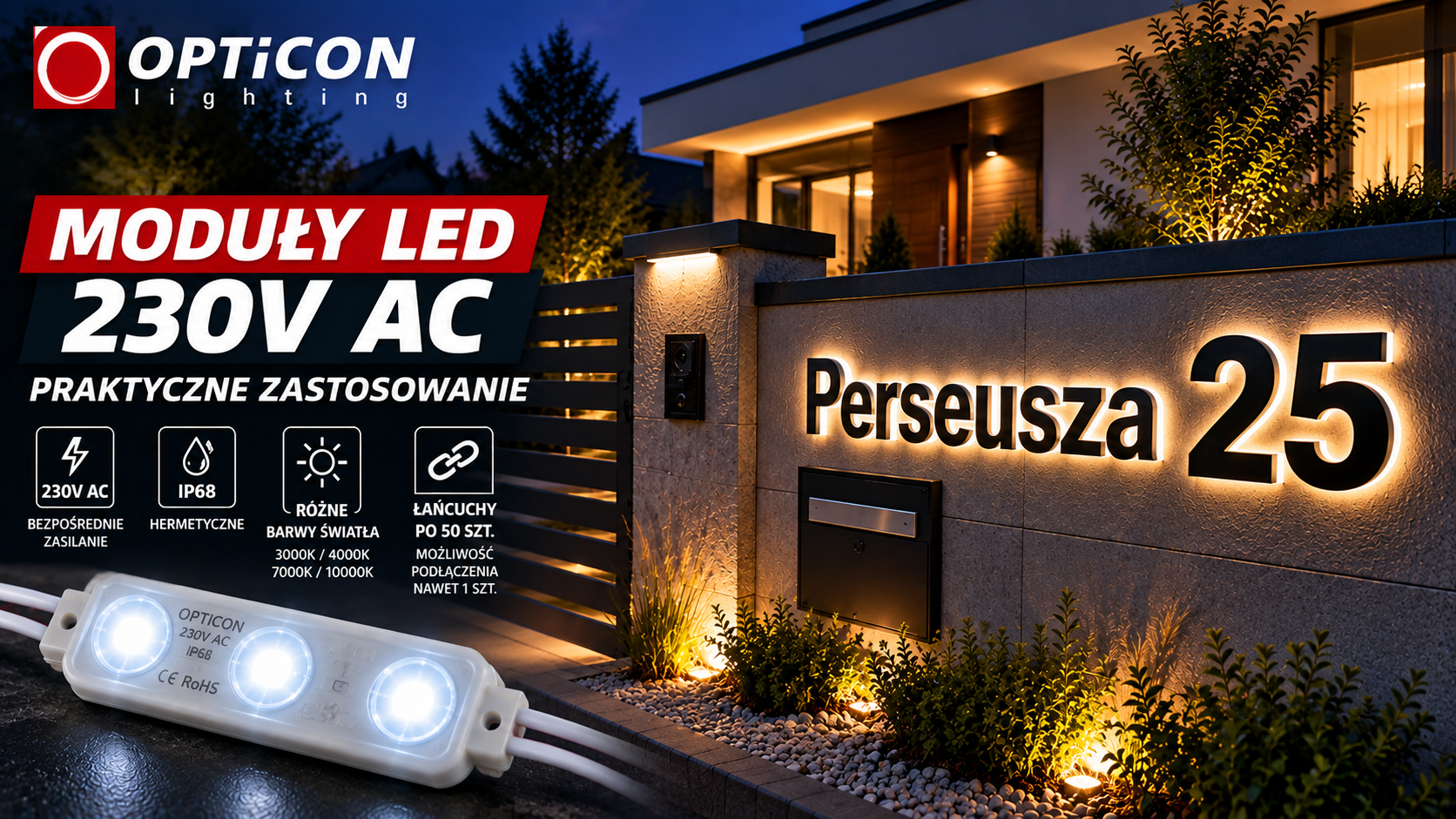 Moduły LED 230V AC – praktyczne zastosowanie, montaż i pomysły na wykorzystanie Moduły LED 230V AC – praktyczne zastosowanie, montaż i pomysły na wykorzystanie